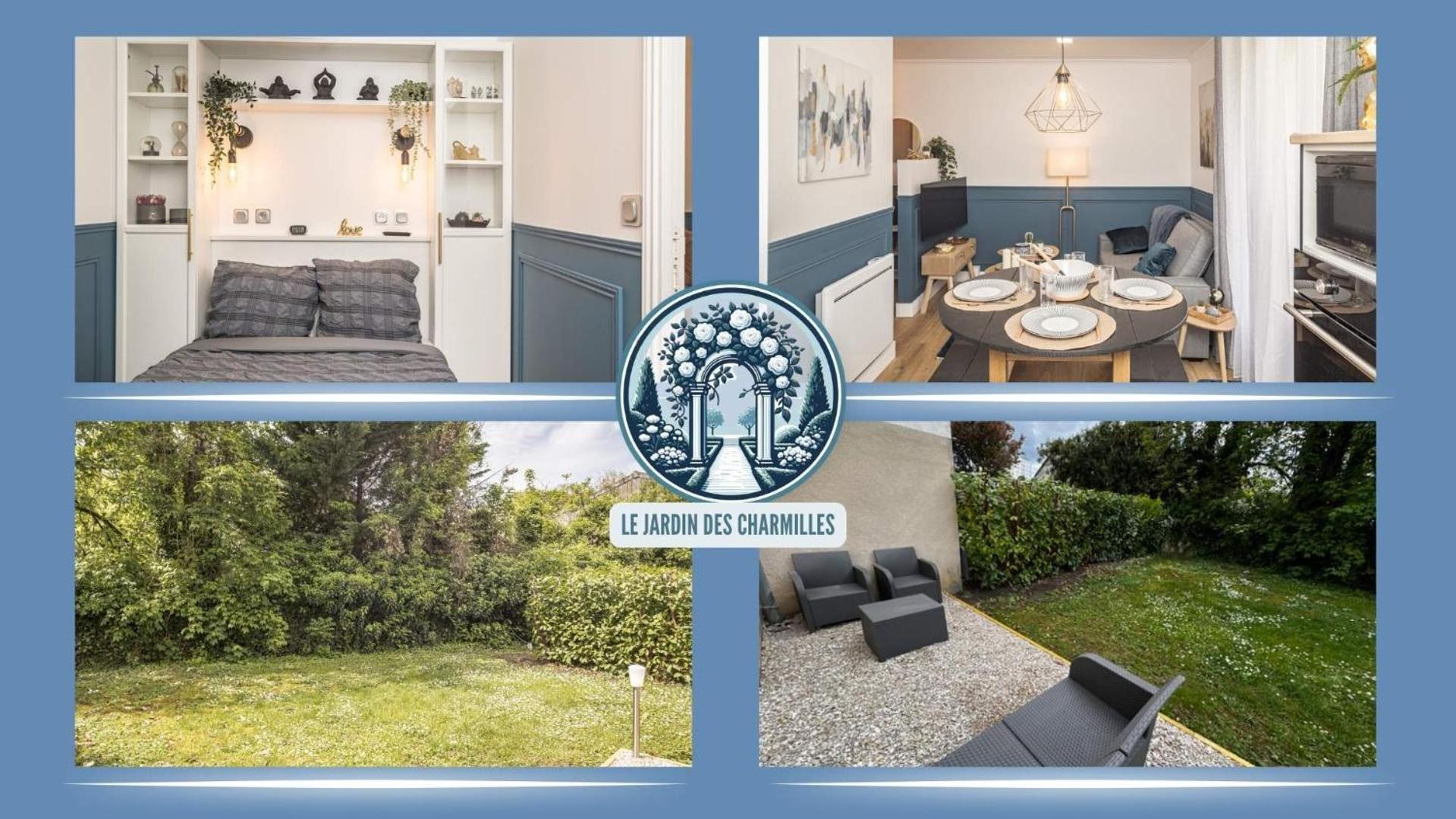 Ferienwohnung Le Jardin Des Charmilles - Proche Hypercentre Troyes Exterior foto